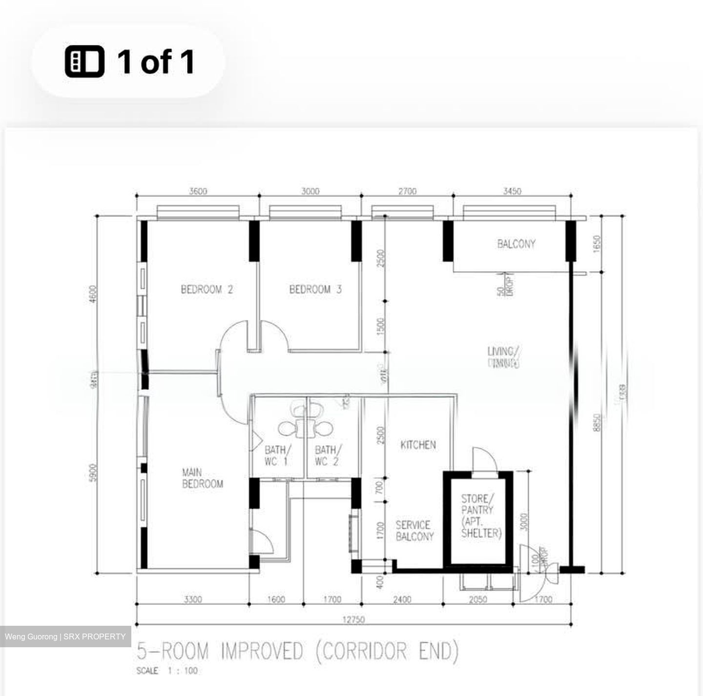 Blk 469 Choa Chu Kang Avenue 3 (Choa Chu Kang), HDB 5 Rooms #574256551